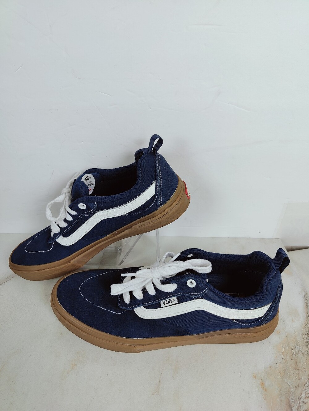 EUC Vans Men's Kyle Walker 'Dress Blues Gum' Skate Sneakers, Sz 10